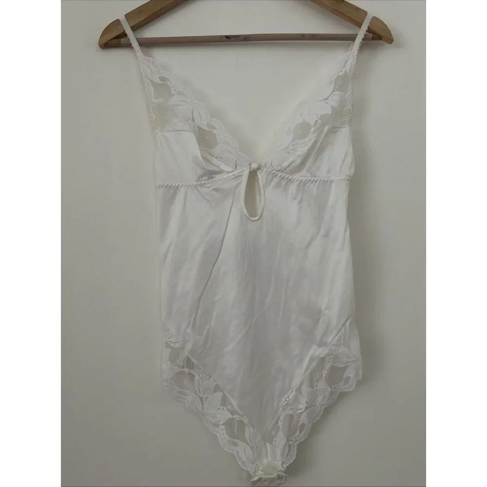 Vintage Flair Lingerie By Dianne Keesee Womens Small Teddy Bodysuit Style 0789